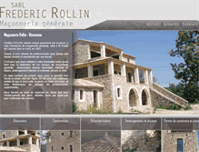 Tablet Screenshot of maconnerie-rollin.com